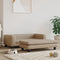 vidaXL - Hondenmand - met - verlengstuk - 100x50x30 - cm - kunstleer - cappuccino