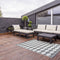 Esschert Design Buitenkleed 180X121 Cm Grijs En Wit Oc24