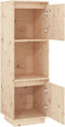 vidaXL - Hoge - kast - 38x35x117 - cm - massief - grenenhout