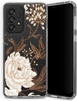 Selencia Hoesje Geschikt voor Samsung Galaxy A33 Hoesje - Selencia Zarya Fashion Extra Beschermende Backcover - goud