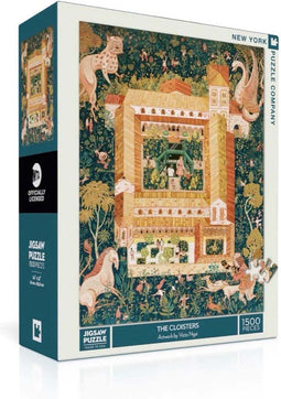 New York Puzzle Company The Cloisters - 1500 pieces