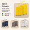 SKYCASES Urban Adventurer - Grote Reiskoffer - 110L - Cijferslot - 49x30x75cm - Geel