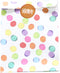 Uitdeelzakjes haza festive colors met stickers 6st