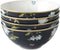 Laura Ashley Heritage Collectables Kommen set van 4 - Schaaltjes - Ø16cm - Midnight Uni