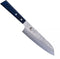 Yaxell BLUE BREEZE - Santokumes 16,5 cm - MOVAX staal met Tsuchime afwerking - Blauw