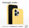 Accezz Liquid Silicone Backcover - MagSafe - Schokabsorberend - Geel (iPhone 14 Pro Max)