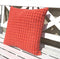 Dutch Decor ROME - Kussenhoes 45x45 cm - 100% polyester - effen kleur - Coral - koraalroze - met rits