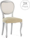 Stoelhoes Eysa BRONX Beige 50 x 5 x 50 cm 2 Stuks