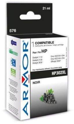 Armor K20607 - Inktcartridge - Compatibel met HP Multi-Function Printers - Zwart