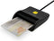 DNI/SIP Card Reader Aisens ASCR-SN03C-BK Black
