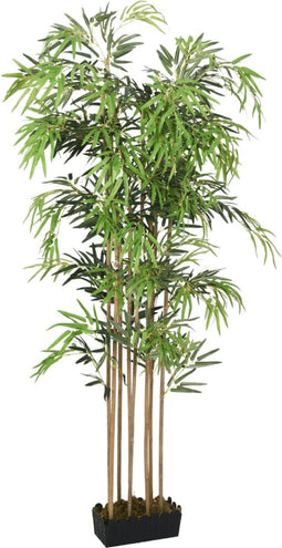 vidaXL - Kunstplant - bamboe - 730 - bladeren - 120 - cm - groen