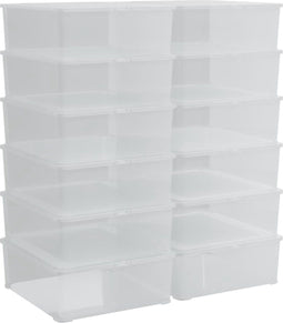 vidaXL - Opbergboxen - 12 - st - stapelbaar - 5 - L - kunststof