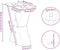 vidaXL - Salontafelpoten - 2 - st - X-vormig - 30x(30-31) - cm - staal - antraciet