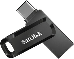 SanDisk Ultra Dual Drive Go - USB-stick - 128GB - Zwart