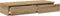 vidaXL - Ligbed - Artisan - Eiken - 100x36.5x16.5 - cm - Geengineerd - Hout