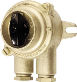 Wiska 1133/WE/10A-1xZ14 HSA-schakelaar, Draaischakelaar Maritiem 10 A 250 V/AC Messing 1 stuk(s)