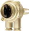 Wiska 1133/WE/10A-1xZ14 HSA-schakelaar, Draaischakelaar Maritiem 10 A 250 V/AC Messing 1 stuk(s)