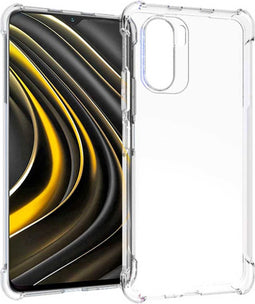 iMoshion Hoesje Geschikt voor Xiaomi Poco M3 Hoesje Siliconen - iMoshion Shockproof Case - Transparant