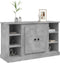vidaXL - Dressoir - 100x35,5x60 - cm - bewerkt - hout - betongrijs