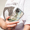 iMoshion Hoesje Geschikt voor Samsung Galaxy A51 Hoesje Siliconen - iMoshion Design hoesje - Wit / Zwart / Shattered Beige Marble