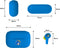OTL Technologies SEGA Sonic the Hedgehog - TWS Earpods - Bluetooth 5.3 - Blauw