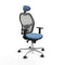 Jorquera Piqueras y Crespo 1D086G1 - Bureaustoel - Hoofdsteun - Hemelsblauw