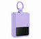 Samsung Galaxy Z Flip4 - Silicone Ring Cover - Krasbestendig - Paars