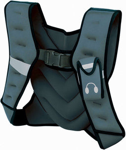 Tunturi Gewichtsvest - Verstelbaar - 5 kg - Grijs