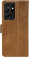 Dbramante1928 Galaxy S21 Ultra - Flip cover - Magneetsluiting en pasjesvakjes - Cognac