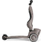 Scoot and Ride Highwaykick 1 - 2in1 Kickboard met Zitting - Verstelbare Hoogte - Bruin