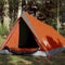 vidaXL - Tent - 2-persoons - waterdicht - grijs - en - oranje