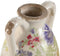 Vaas Home ESPRIT Wit Multicolour Lila Keramiek 13 x 13 x 35 cm