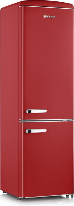 Severin RKG8917 - Koelvriescombinatie - Retro design - Rood