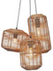 GOOD&MOJO Hanglamp Tanami - Rotan - 3L - Modern - Hanglampen Eetkamer, Slaapkamer, Woonkamer
