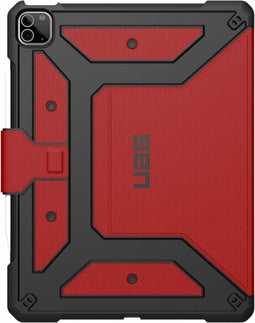 UAG Tablet Hoes Geschikt voor iPad Pro 12.9 (2022) / iPad Pro 12.9 (2021) - UAG Metropolis Bookcase tablet - Rood