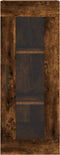vidaXL - Hangkast - 34,5x34x90 - cm - gerookt - eikenkleurig