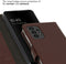 Selencia Galaxy A13 (4G) - Echt Lederen Bookcase - 3 Pashouders - Bruin