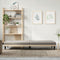 vidaXL - Slaapbank - met - bekerhouders - stof - taupe