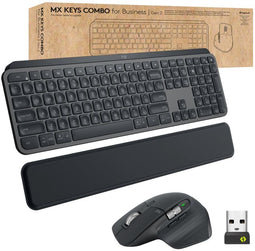 Logitech MX Keys Combo (2023) - Toetsenbordset - Draadloos (Bluetooth) - Qwerty Nordic