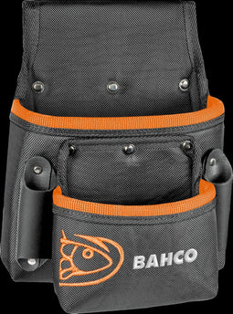 Bahco 4750-2PP Dubbele spijkertas met lederen opbergvak voor mes