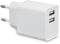 Ksix BXCDU2U - Oplader - 2 USB 2.0-poorten - Wit