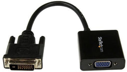 Startech.com DVI-D naar VGA Actieve Verloopadapter - 24,8 cm - Zwart