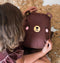 A Little Lovely Company Rugzak - Kinderrugtas Beer - 21 x 26 x 10 cm - Bruin
