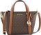 Handtas Dames Michael Kors Pratt Bruin 18 x 18 x 10 cm