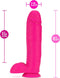 Neo 10 inch dual Density dildo neon roze