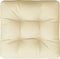 vidaXL - Palletkussen - 58x58x10 - cm - stof - zandkleurig