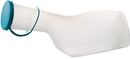 Comfort Urinaal Man Driehoek - Steriliseerbaar - 1 Liter - Wit Blauw