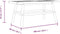 vidaXL Salontafel 100x50x45 cm massief acaciahout