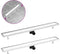 vidaXL - Douchegoot - rechthoekig - 530x140mm - roestvrij - staal