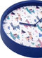 nXt- Stille Wandklok - 30 cm - Plastic - Wit - 'Alpaca'